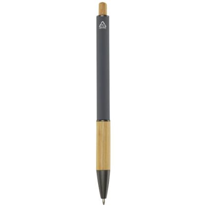 Darius recycled aluminium ballpoint pen (blue ink)