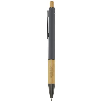 Darius recycled aluminium ballpoint pen (blue ink)