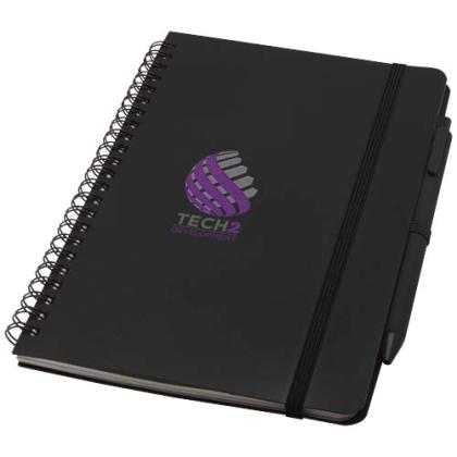 Thalaasa A5 ocean-bound hard cover notebook with ballpoint pen (black ink)
