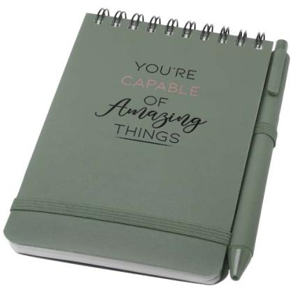 Thalaasa A6 hard cover ocean-bound notebook with ballpoint pen (black ink)