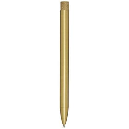 Beatriz recycled brass ballpoint pen (blue ink)