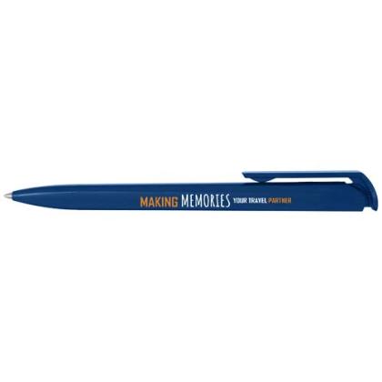 Lucia recycled plastic ballpoint pen (blue ink) Lucia recycled plastic ballpoint pen (blue ink)