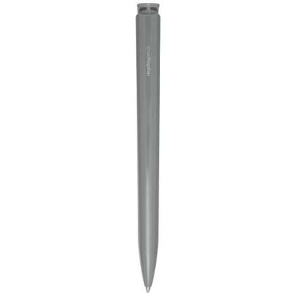 Lucia recycled plastic ballpoint pen (blue ink)