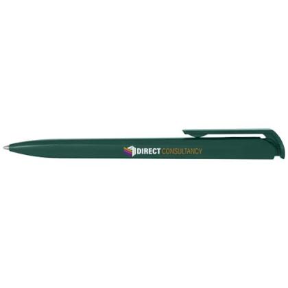 Lucia recycled plastic ballpoint pen (black ink)