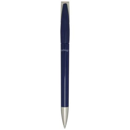 Ana recycled plastic ballpoint pen (blue ink)