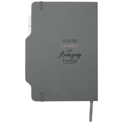 Nexus A5 hard cover notebook with pen and pencil combo (black ink)