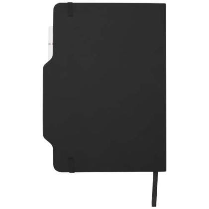Nexus A5 hard cover notebook with pen and pencil combo (black ink)