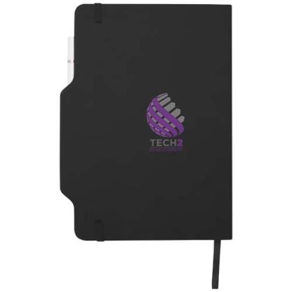 Nexus A5 hard cover notebook with pen and pencil combo (black ink)