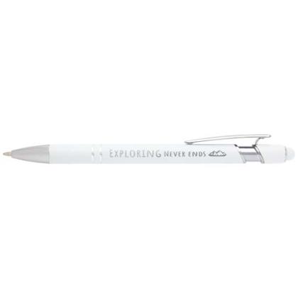 Kish ballpoint pen with silver finish (blue ink)