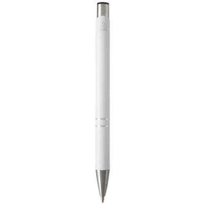 Moneta recycled aluminium ballpoint pen (blue ink)