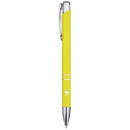 Moneta recycled aluminium ballpoint pen (blue ink)
