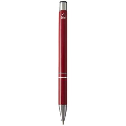 Moneta recycled aluminium ballpoint pen (blue ink)