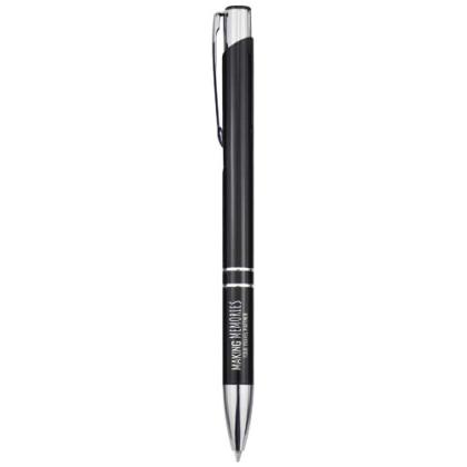 Moneta recycled aluminium ballpoint pen (blue ink)