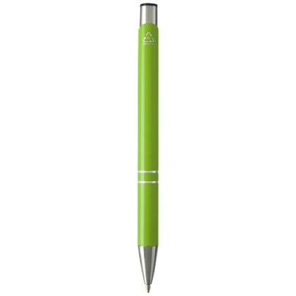 Moneta recycled aluminium ballpoint pen (blue ink)