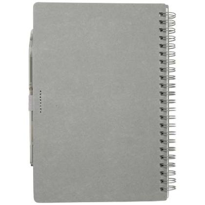 Slate A5 reusable hard cover notebook and pen set (black ink)