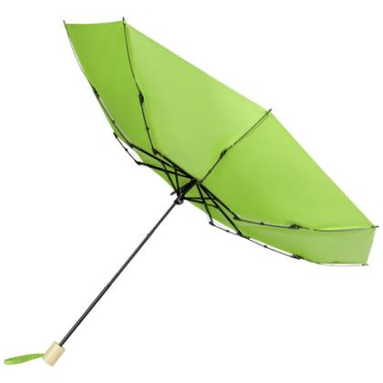 Birgit 21'' foldable windproof recycled PET umbrella
