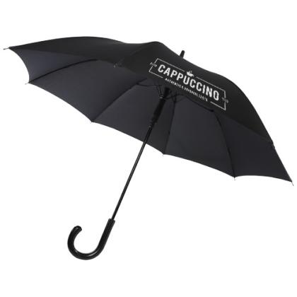 Fontana 23" auto open umbrella with carbon look and crooked handle