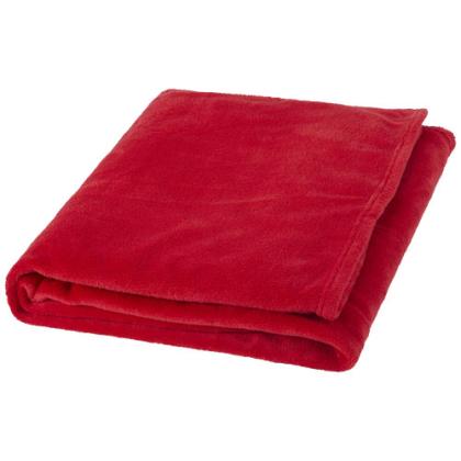 Bay extra soft coral fleece plaid blanket Bay extra soft coral fleece plaid blanket