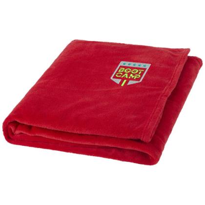 Bay extra soft coral fleece plaid blanket Bay extra soft coral fleece plaid blanket