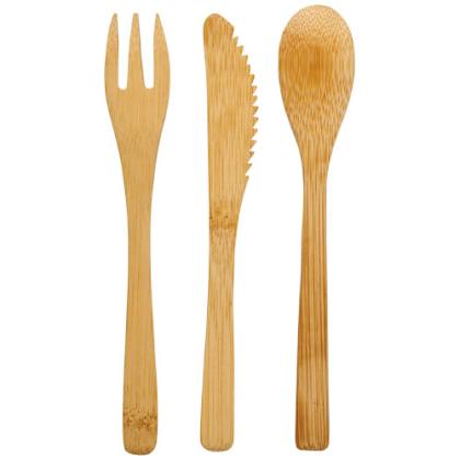 Celuk bamboo cutlery set
