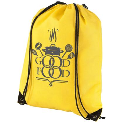 Evergreen non-woven drawstring bag 5L