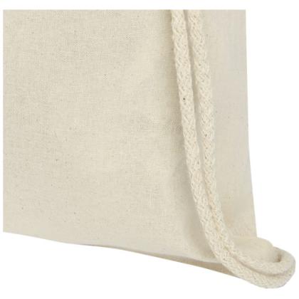 Oregon 100 g/m² cotton drawstring bag 5L