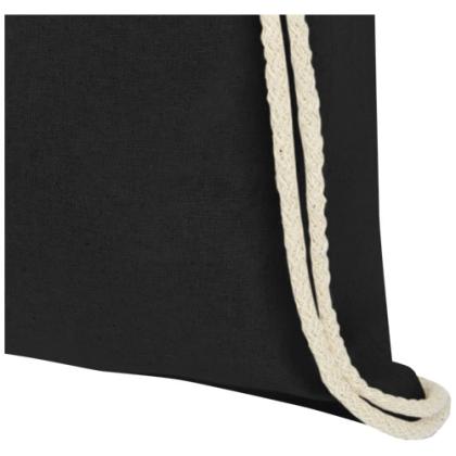 Oregon 100 g/m² cotton drawstring bag 5L