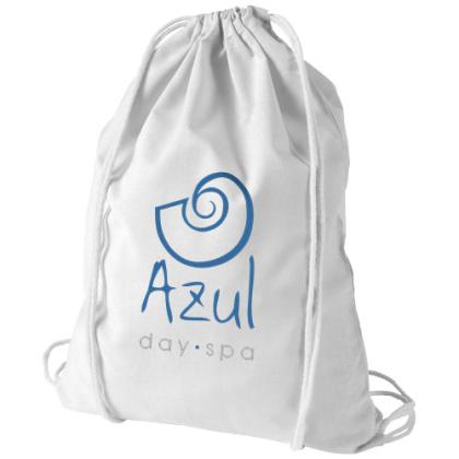 Oregon 100 g/m² cotton drawstring bag 5L