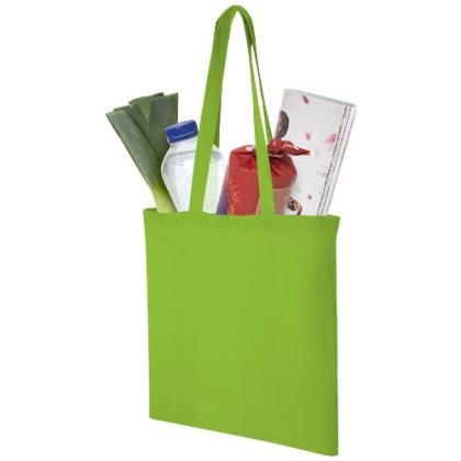 Madras 140 g/m² cotton tote bag 7L