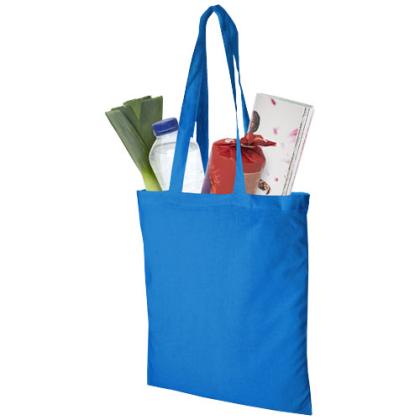 Madras 140 g/m² cotton tote bag 7L