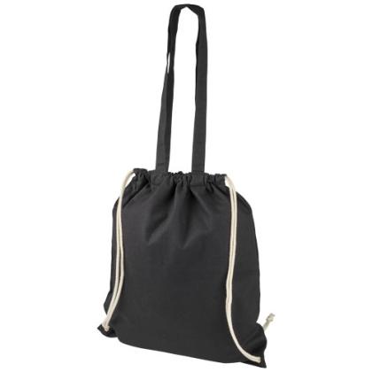 Eliza 240 g/m² cotton drawstring bag 6L