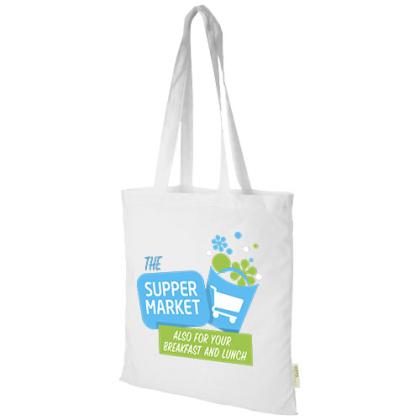 Orissa 100 g/m² organic cotton tote bag 7L