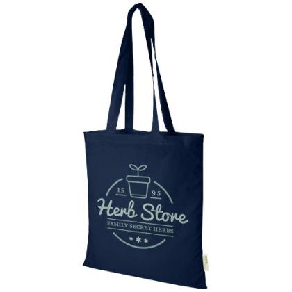 Orissa 100 g/m² organic cotton tote bag 7L