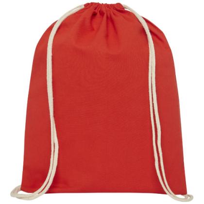 Oregon 140 g/m² cotton drawstring bag 5L