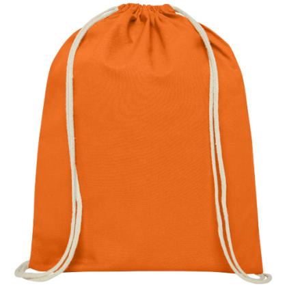 Oregon 140 g/m² cotton drawstring bag 5L