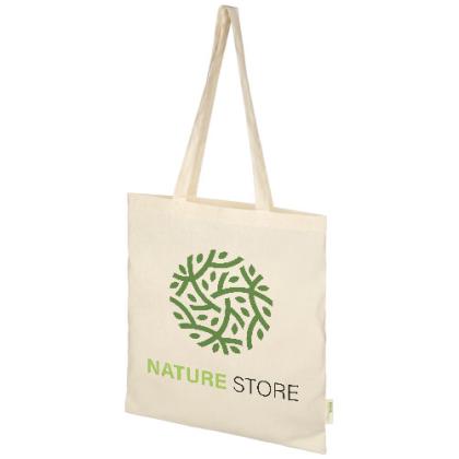 Orissa 140 g/m² organic cotton tote bag 7L