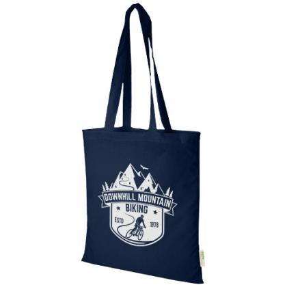 Orissa 140 g/m² organic cotton tote bag 7L