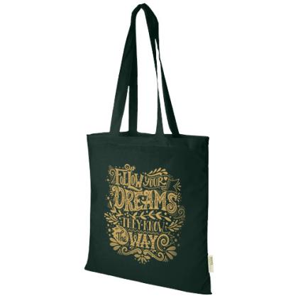 Orissa 140 g/m² organic cotton tote bag 7L
