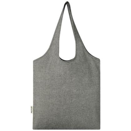 Pheebs 150 g/m&sup2; recycled cotton trendy tote bag 7L