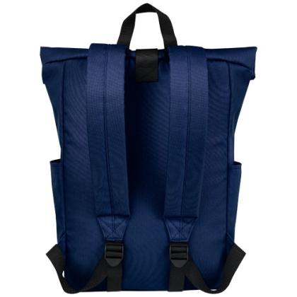 Byron 15.6" GRS RPET roll-top backpack 18L
