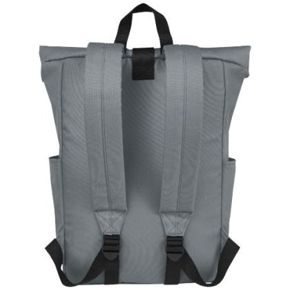 Byron 15.6" GRS RPET roll-top backpack 18L