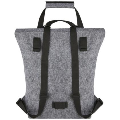 Felta GRS recycled felt roll-top bike bag 13L