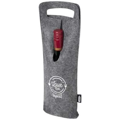 Felta 75 cl GRS recycled felt wine bag