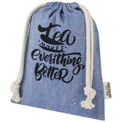 Pheebs 150 g/m² GRS recycled cotton gift bag small 0.5L