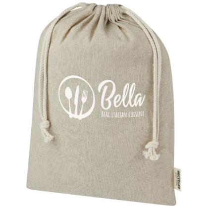 Pheebs 150 g/m² GRS recycled cotton gift bag large 4L