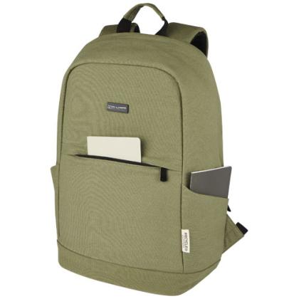 Joey 15.6" GRS recycled canvas anti-theft laptop backpack 18L