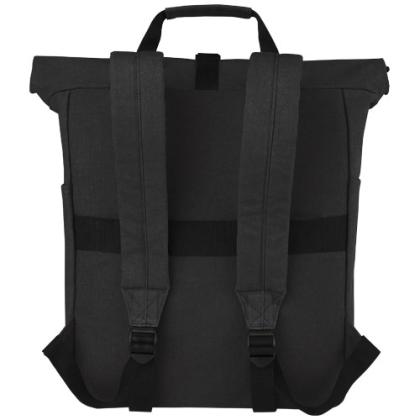 Joey 15” GRS recycled canvas rolltop laptop backpack 15L