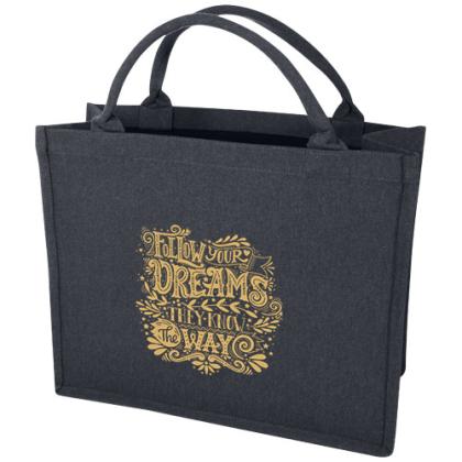 Page 500 g/m² Aware™ recycled book tote bag