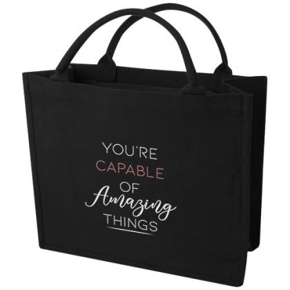 Page 500 g/m² Aware™ recycled book tote bag