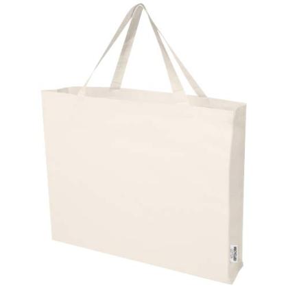 Odessa 220 g/m&sup2; GRS recycled cotton tote bag 40L